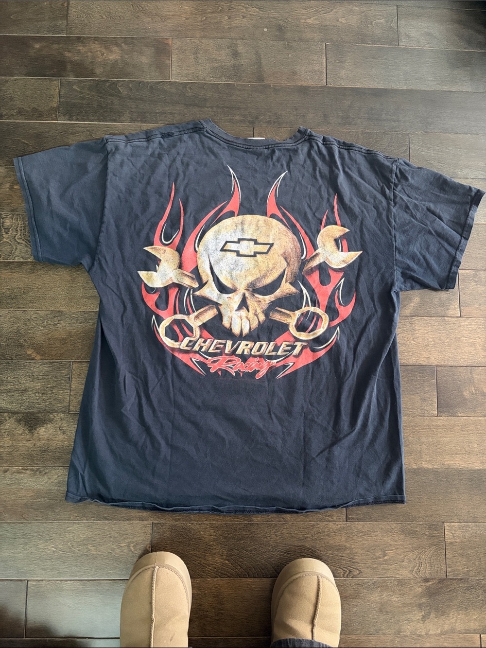 Vintage Chevrolet Racing Skull T-Shirt
